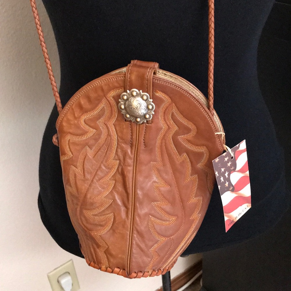 OOAK Boot Shaft Cross Body Bag-Western Shoulder Bag-NWT